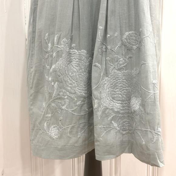 Dresses & Skirts - Stunning sage green linen & cotton blend PEPPERBERRY dress